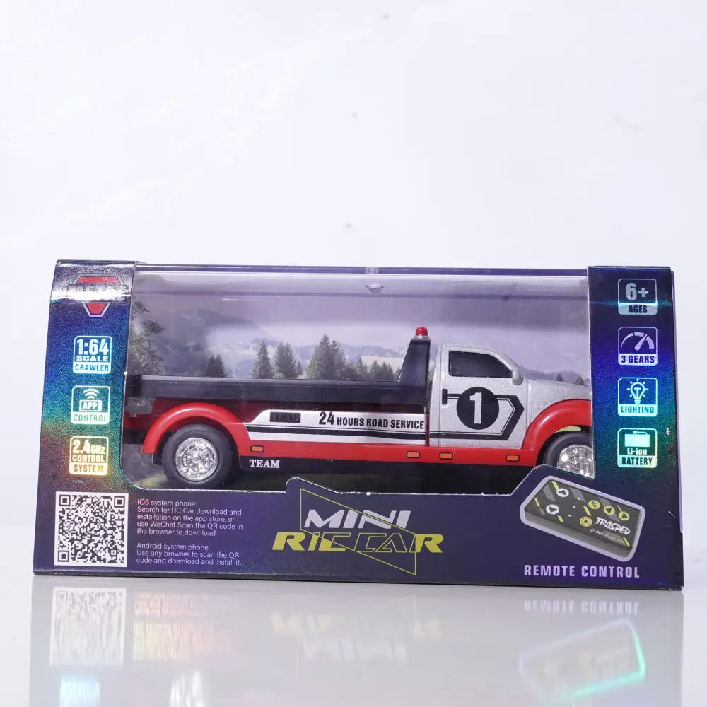 Recovery Truck R/C Speed -Regulating Alloy Model 1:64 Scale Size