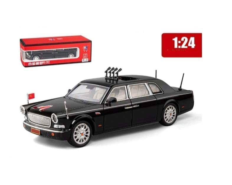 1:24 Scale Hongqi L5 Die-Cast  presidential vehicle Luxury Sedan Model Car | Metal body toy vehicle|