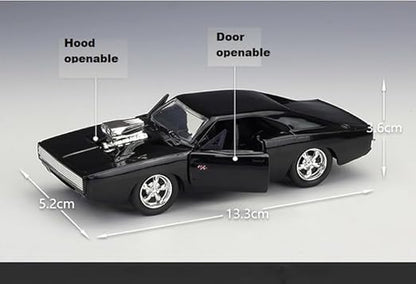 classic 1970 Charger model 3D Car Frame Wall Art – Wooden Display Frame with Removable Die-cast Cars