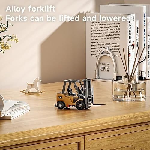 1:64 Scale 2.4G Mini RC Forklift Truck | Alloy Engineering Vehicle