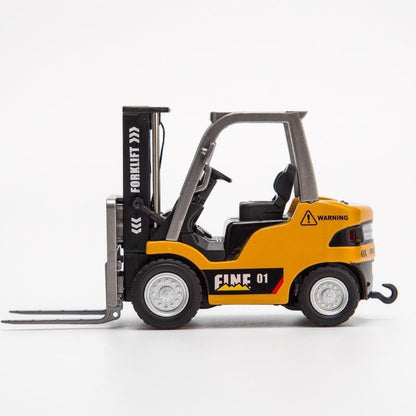 Mini RC Construction Series set of 3 – Pocket Dump Truck,Excavator & Forklift Set, 1/64 scale