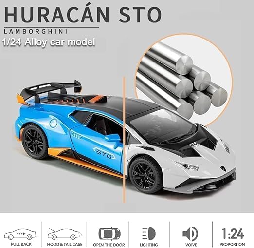 Lamborghini Huracán Metal Car , Alloy Metal 1:24 Die cast