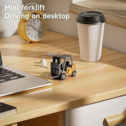 1:64 Scale 2.4G Mini RC Forklift Truck | Alloy Engineering Vehicle