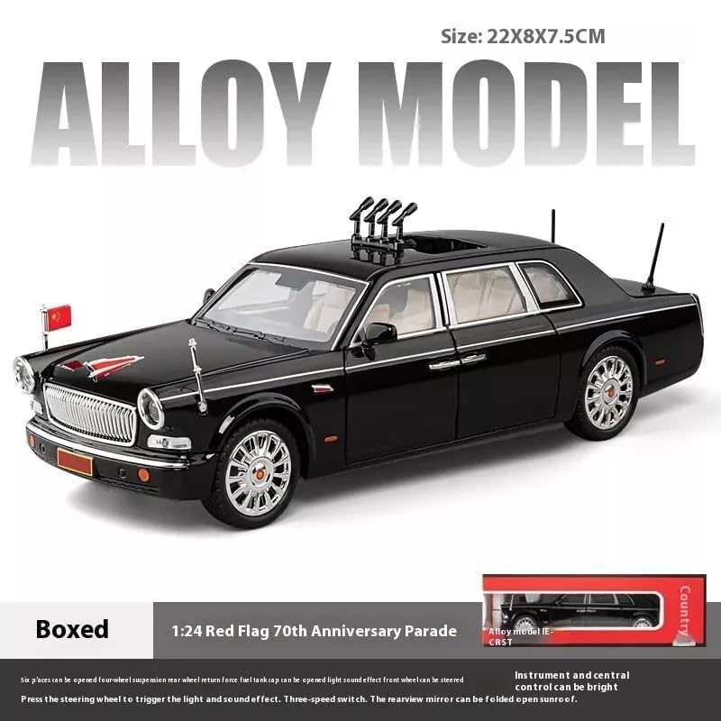 1:24 Scale Hongqi L5 Die-Cast  presidential vehicle Luxury Sedan Model Car | Metal body toy vehicle|
