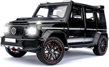 1:24 Mercedes Benz BRABUS G800 High Simulation Diecast Metal Alloy Model car Sound Light Pull Back Collection