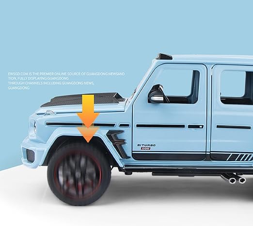 1:24 Mercedes Benz BRABUS G800 High Simulation Diecast Metal Alloy Model car Sound Light Pull Back Collection