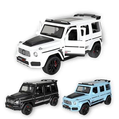 1:24 Mercedes Benz BRABUS G800 High Simulation Diecast Metal Alloy Model car Sound Light Pull Back Collection