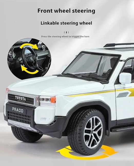 1/24 Scale Toyota Land Cruiser Prado LC250 Alloy Diecast Model
