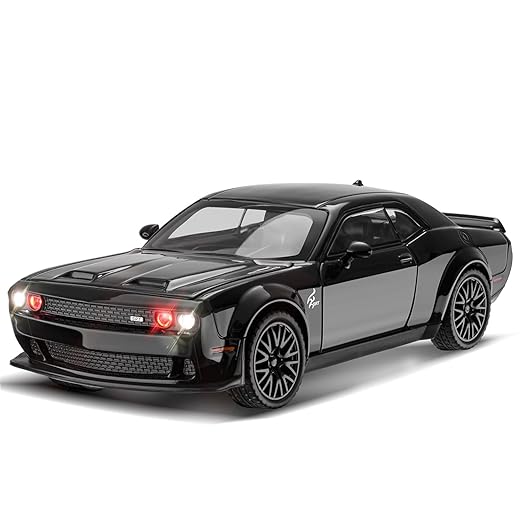 1:24 Scale Exclusive Alloy Metal Pull Back Die-cast Car Model with Sound Light Mini Auto Toy for Kids Metal Model Toy Car