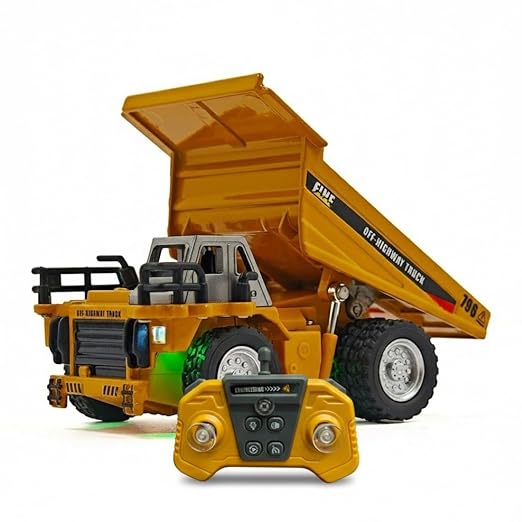 Mini RC 1:64 Construction Series – Pocket Dump Metal Truck