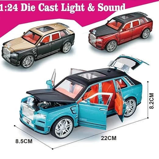 1:24 Die-cast Rolls Roy Car Metal Luxury SUV