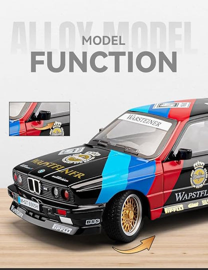 BMW M3 1988 E30 DTM Flower Edition 1:24 Diecast Metal Car