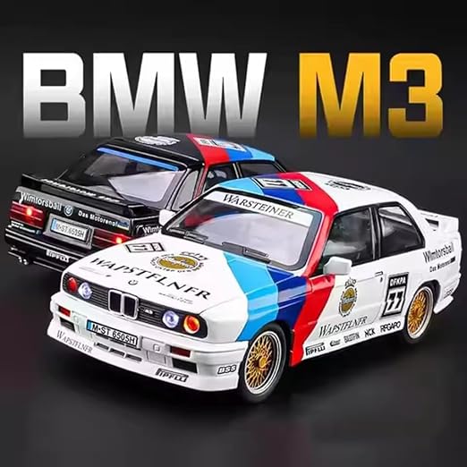 BMW M3 1988 E30 DTM Flower Edition 1:24 Diecast Metal Car