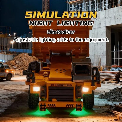Mini RC 1:64 Construction Series – Pocket Dump Metal Truck