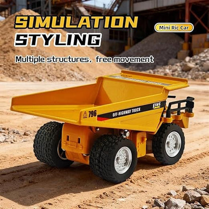 Mini RC 1:64 Construction Series – Pocket Dump Metal Truck