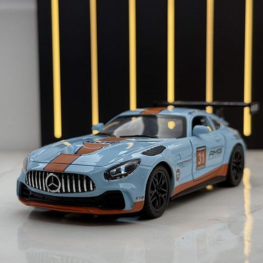 GT3 3D Car Frame Wall Art,  Wooden Display Frame with Removable Die-cast Car