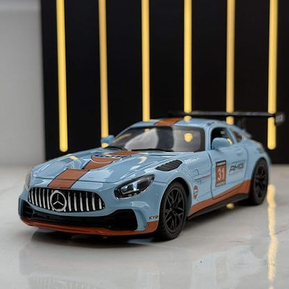 GT3 3D Car Frame Wall Art,  Wooden Display Frame with Removable Die-cast Car