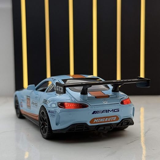 GT3 3D Car Frame Wall Art,  Wooden Display Frame with Removable Die-cast Car
