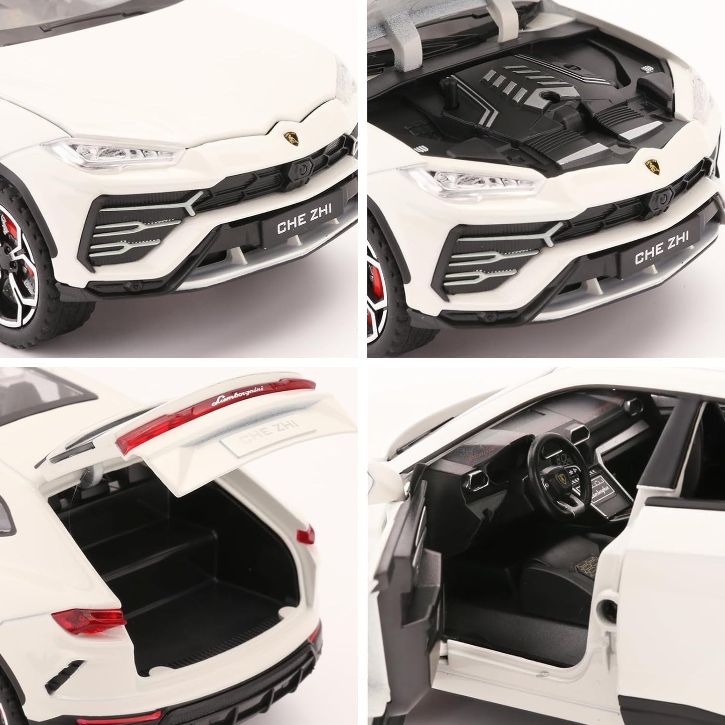 1:24 Diecast Metal  Lamborghini Urus Pull Back Car Toy Car