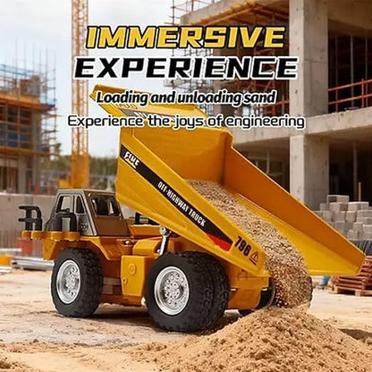 Mini RC 1:64 Construction Series – Pocket Dump Metal Truck