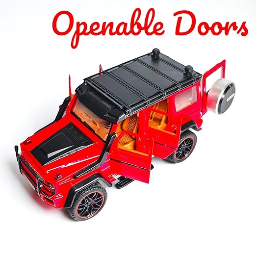 Mercedes-Benz G RC Car, 1:22 Scale,Die-Cast Model with Openable Doors