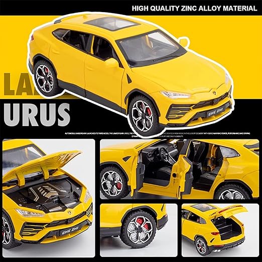 1:24 Diecast Metal  Lamborghini Urus Pull Back Car Toy Car