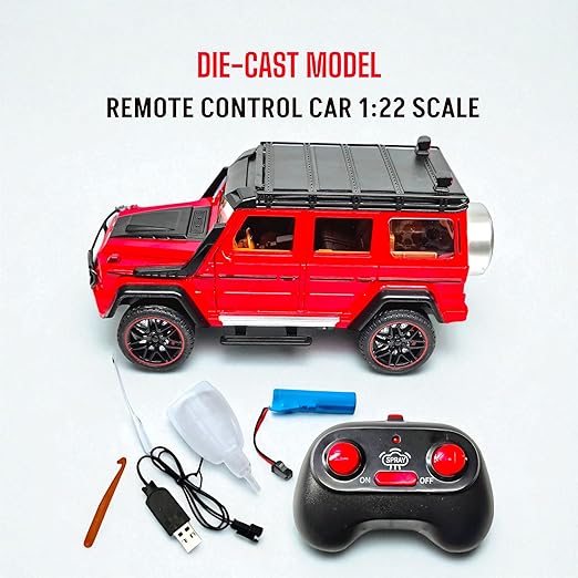 Mercedes-Benz G RC Car, 1:22 Scale,Die-Cast Model with Openable Doors
