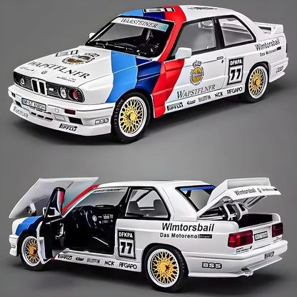 BMW M3 1988 E30 DTM Flower Edition 1:24 Diecast Metal Car