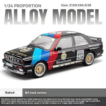 BMW M3 1988 E30 DTM Flower Edition 1:24 Diecast Metal Car