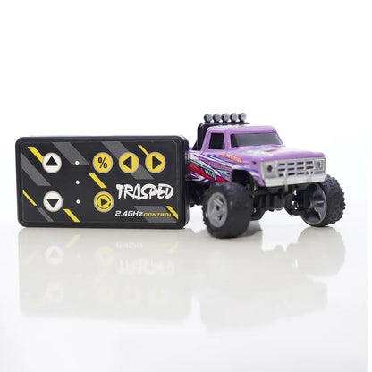 Pocket 1:64 Scale Metal RC Truck - Metal Die Cast with Remote