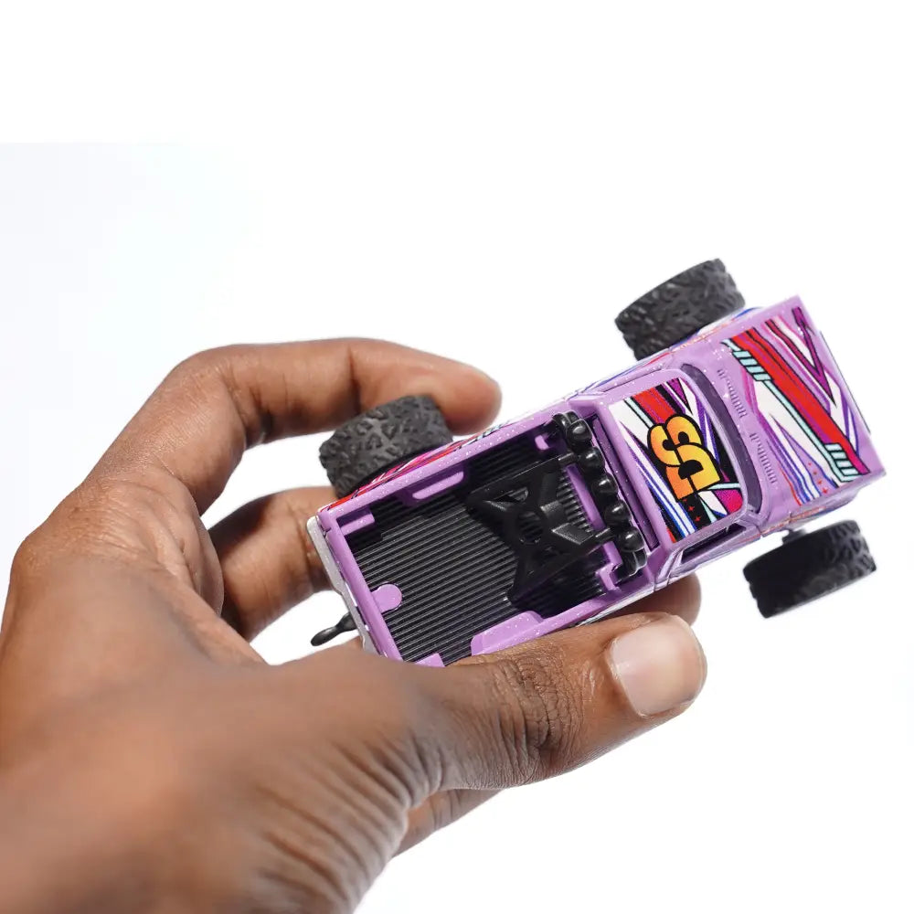 Pocket 1:64 Scale Metal RC Truck - Metal Die Cast with Remote