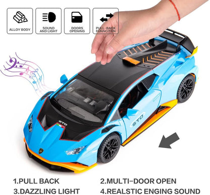 Lamborghini Huracán Metal Car , Alloy Metal 1:24 Die cast