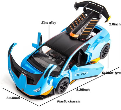 Lamborghini Huracán Metal Car , Alloy Metal 1:24 Die cast